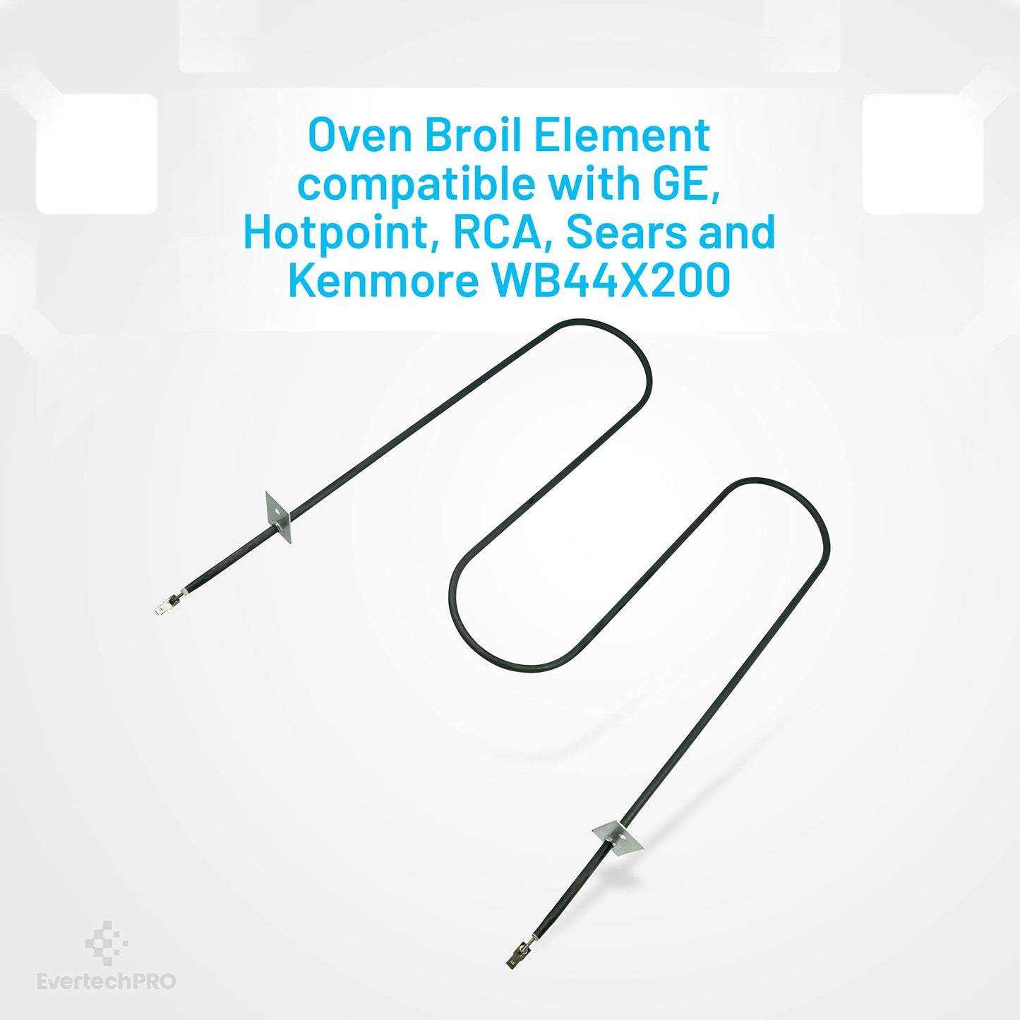 EvertechPRO WB44X232 Element Broil Replacement for GE Range 260955 AH249432 EA249432 PS249432