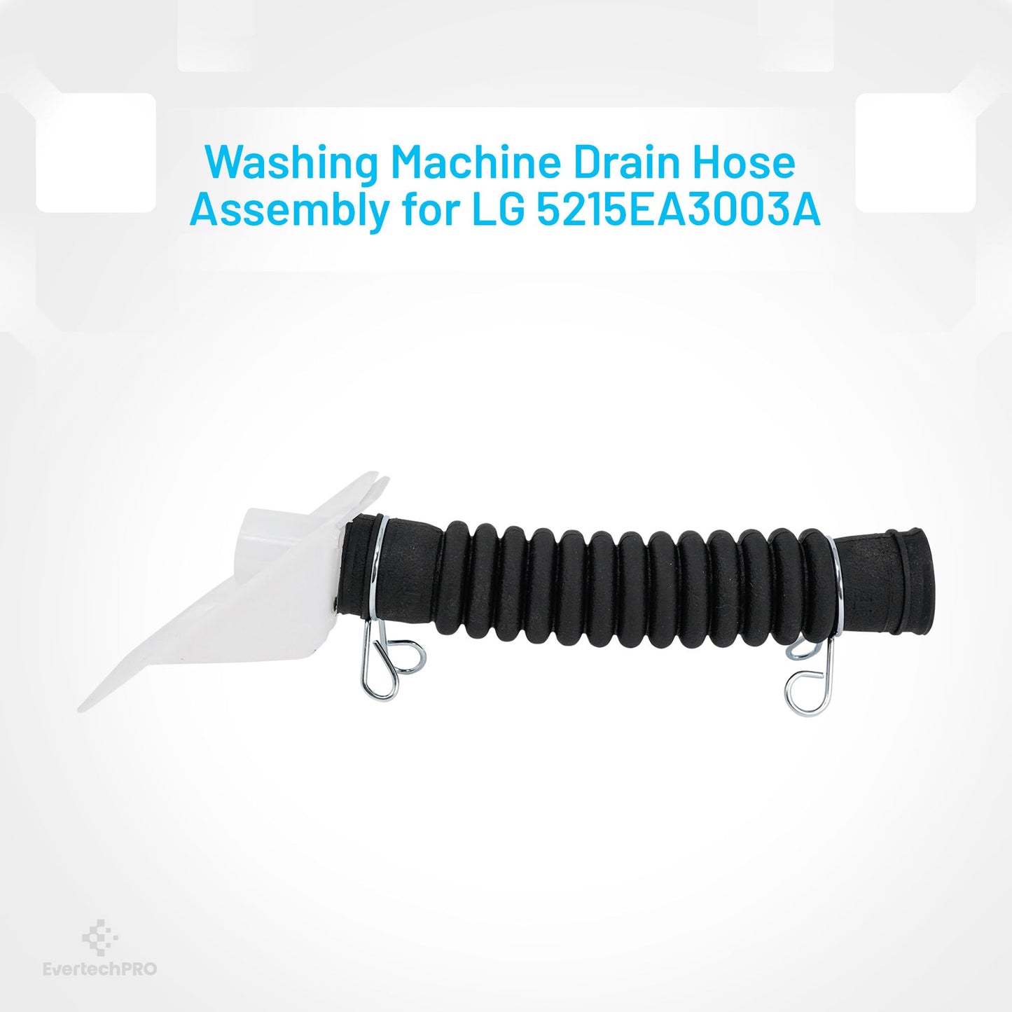 EvertechPRO 5215EA3003A Hose Assembly Connector Replacement for LG Washer 1344934 AH3527317 EA3527317 PS3527317