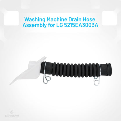 EvertechPRO 5215EA3003A Hose Assembly Connector Replacement for LG Washer 1344934 AH3527317 EA3527317 PS3527317