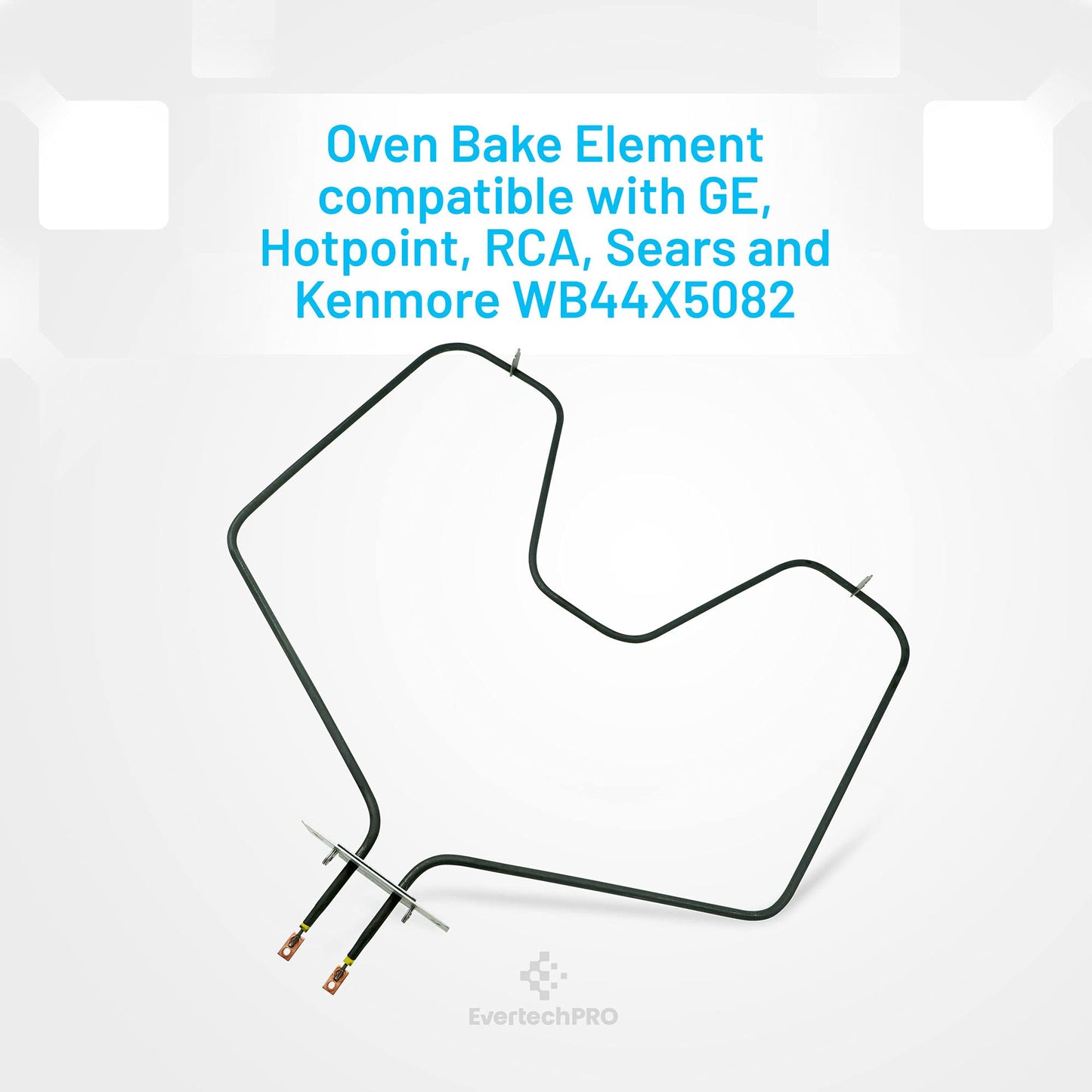 EvertechPRO WB44X5082 Oven Bake Element Replacement for GE Range 3358 8030 AH249466 EA249466