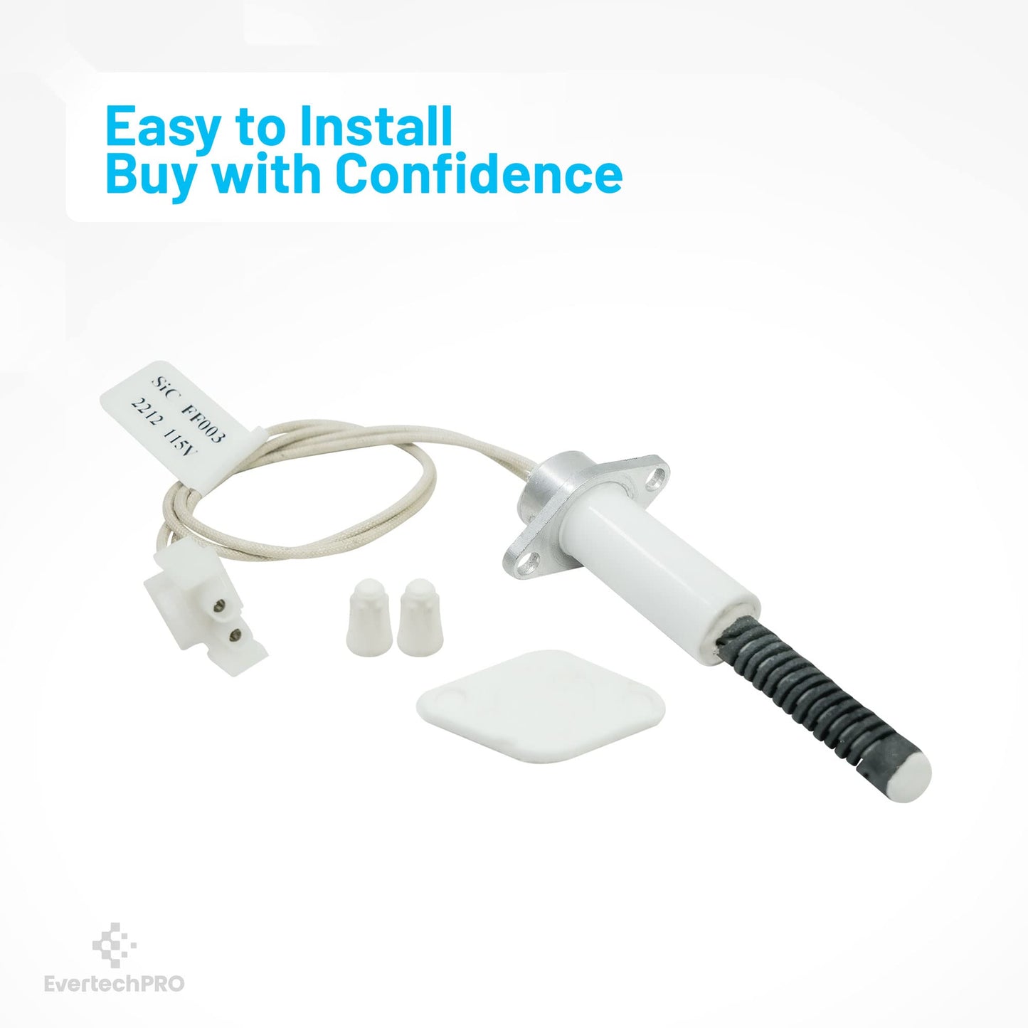 EVERTECHPRO SP12143 Hot Surface Igniter for Rheem Voyager 0206FF003