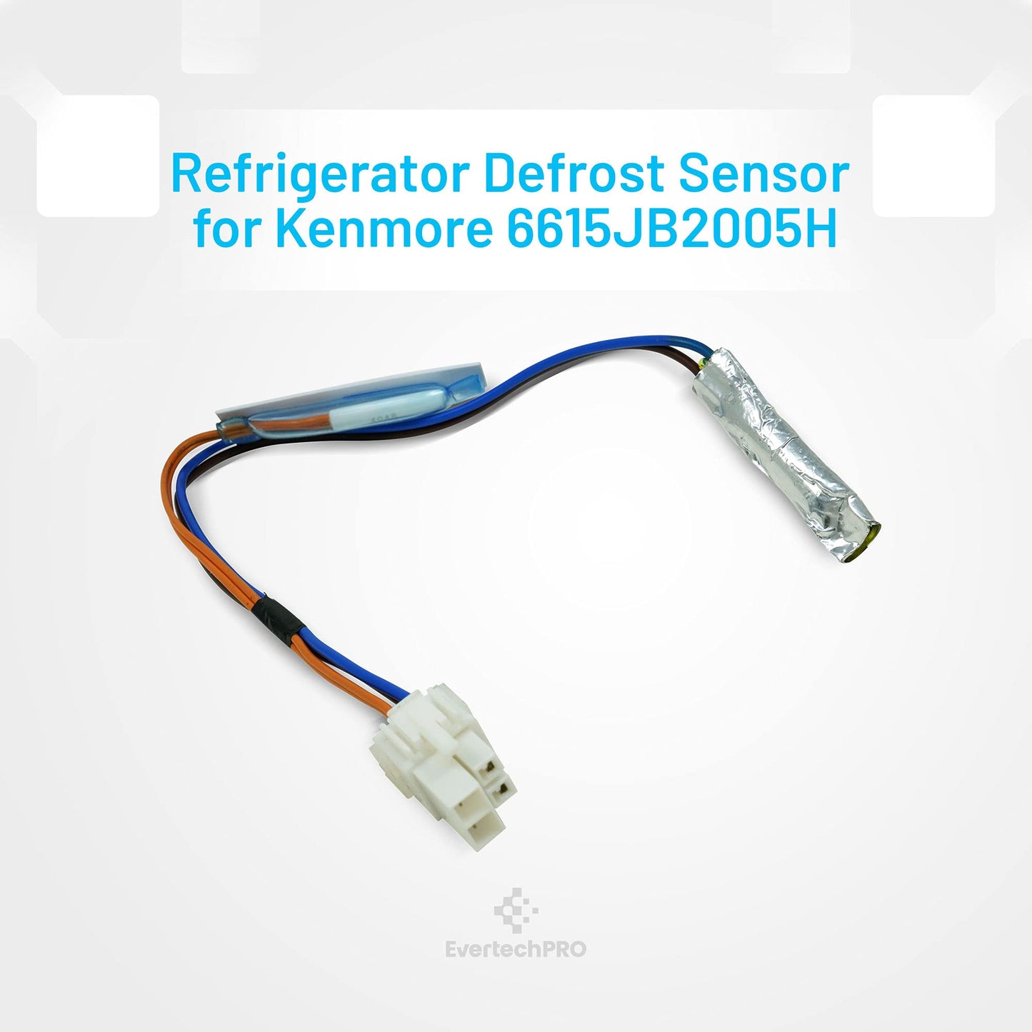 EvertechPRO 6615JB2005H Defrost Sensor Replacement for LG Refrigerator 1266868 6615JB2005M AH3529340 EA3529340