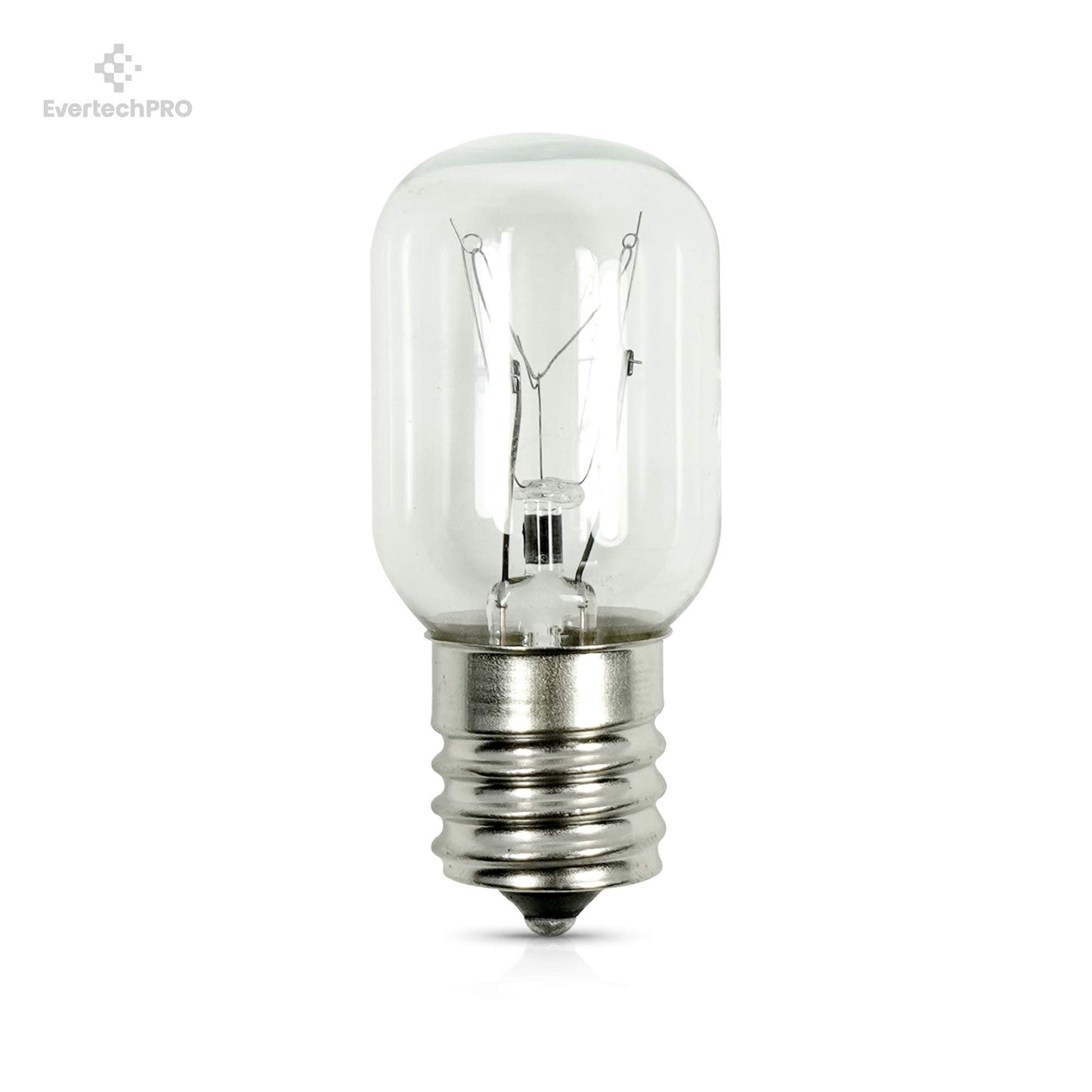 EvertechPRO 8206232A Light Bulb 40W E17 125V Replacement for Whirlpool Maytag Microwave 8206232 1890433 AH2376034 EA2376034