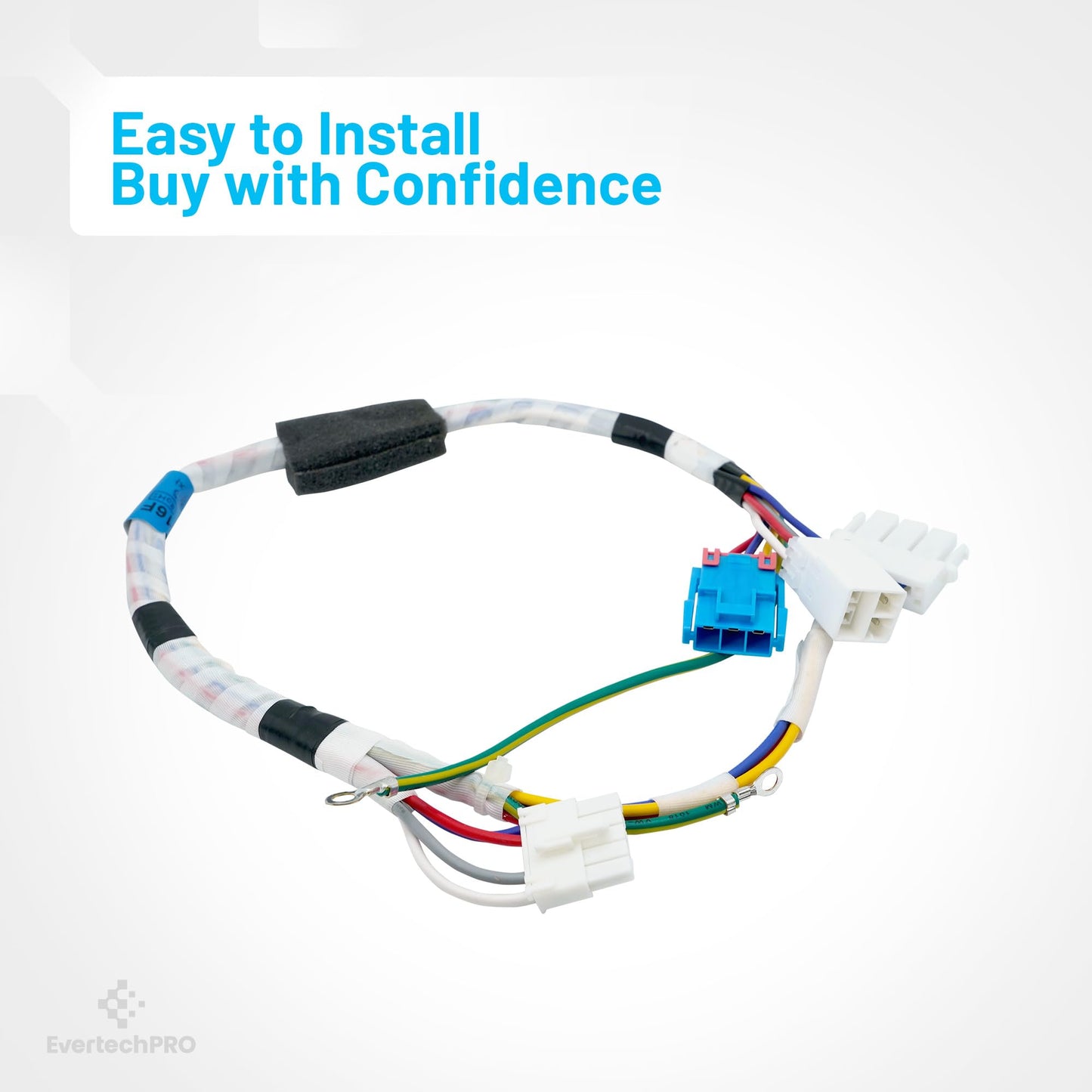 EvertechPRO 6877ER1016F Multi Wire Motor Harness for LG Washing Machine