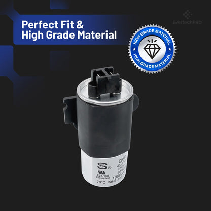 EvertechPRO W10804665 Washer Capacitor Replacement for Whirlpool W10278556 W10666222