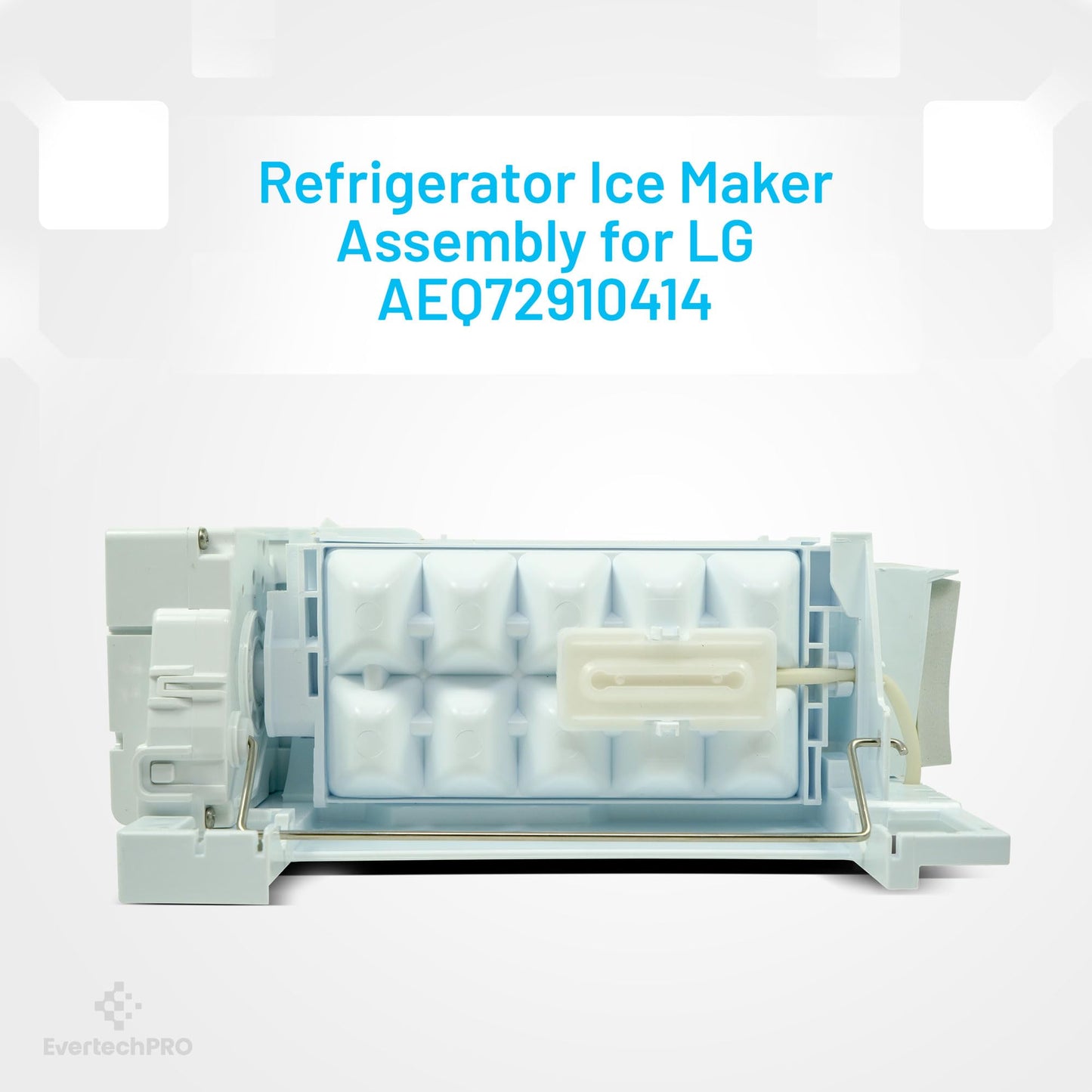 EvertechPRO AEQ72910414 Ice Maker Assembly Kit Replacement for LG Refrigerator AP6978782
