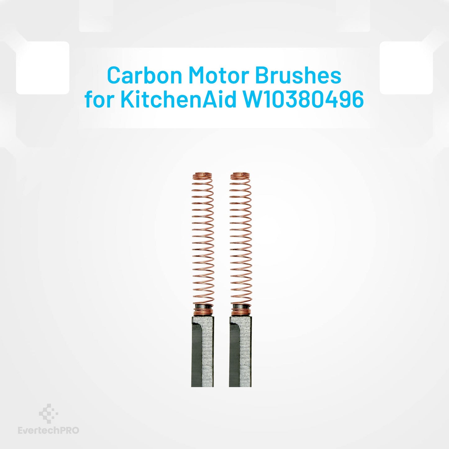 EvertechPRO W10380496 Mixer Motor Carbon Brush for Whirlpool KitchenAid W10260958 Pack of 2