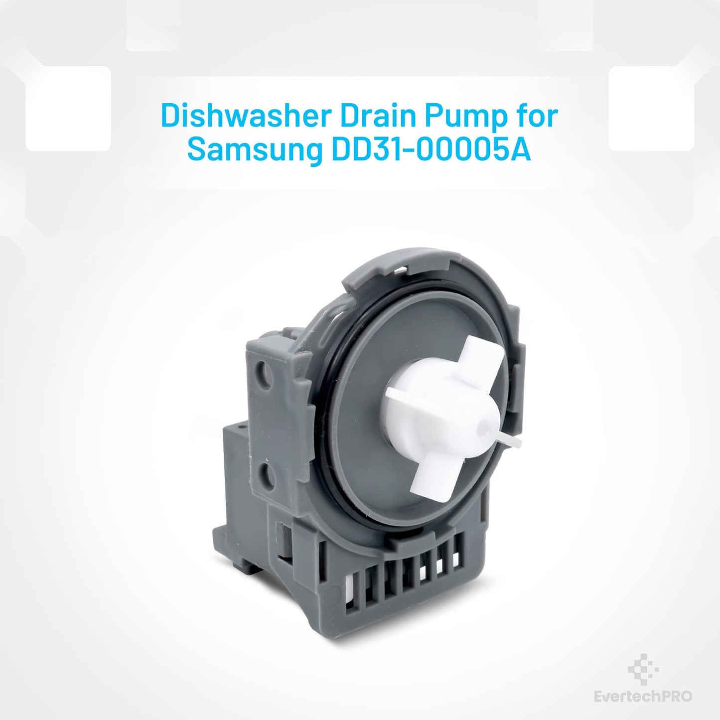 EvertechPRO DD31-00005A Washer Drain Pump for Samsung