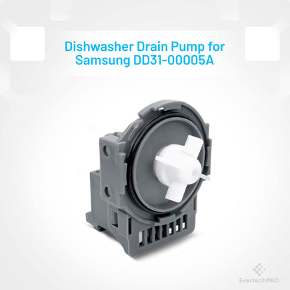 EvertechPRO DD31-00005A Washer Drain Pump for Samsung