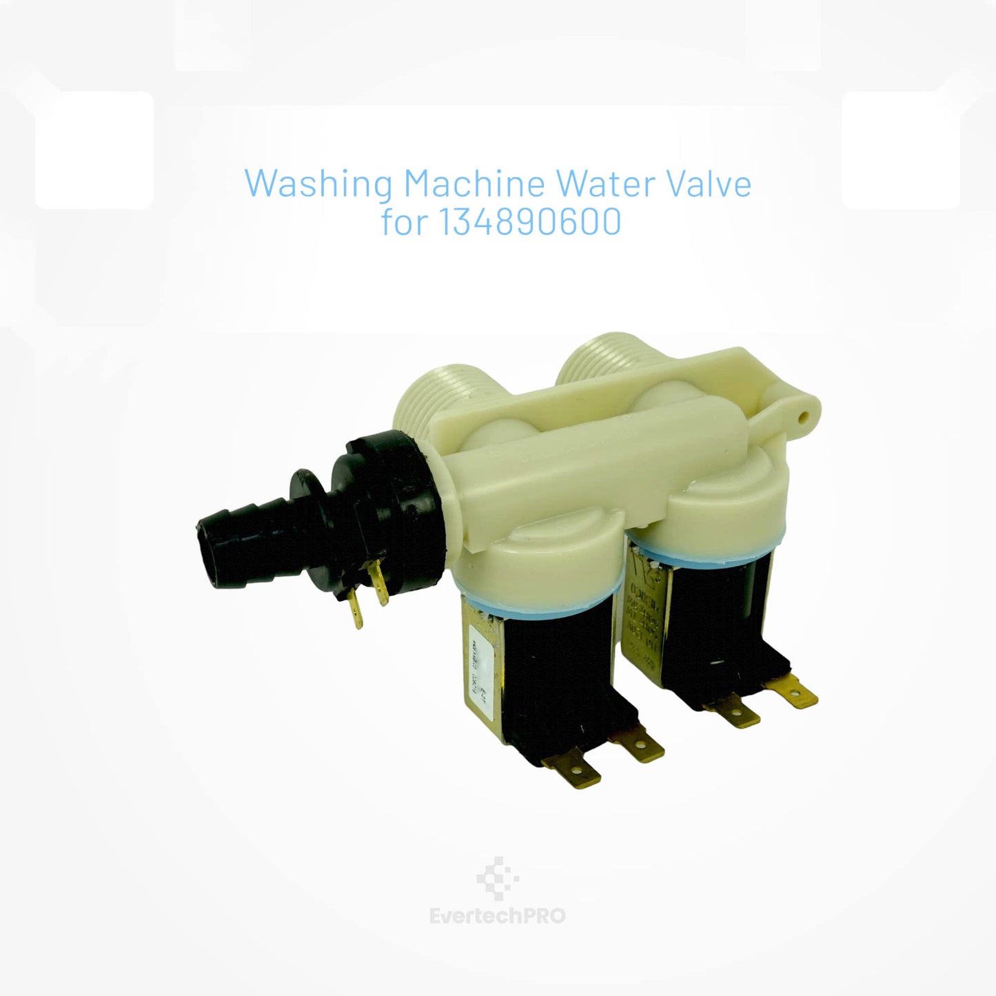 EvertechPRO 134890600 Washer Dryer Valve for Frigidaire Original Version