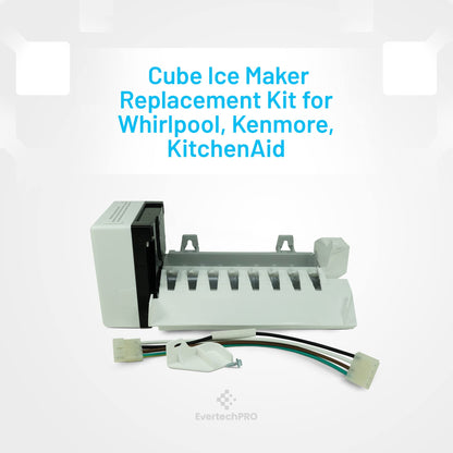 EvertechPRO 2198597 Icemaker Replacement for Whirlpool Refrigerator W10122502 626663 1016069 2198678