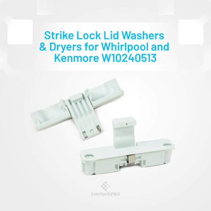 EvertechPRO W10240513 Strike Replacement for Whirlpool Washer 1873013 AH2579805 EA2579805 PS2579805