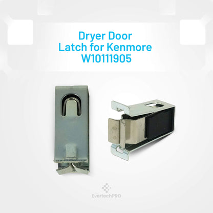 EvertechPRO W10111905 Door Catch Pack of 4 Replacement for Whirlpool Dryer 8572982 1470216 AH2341298 EA2341298