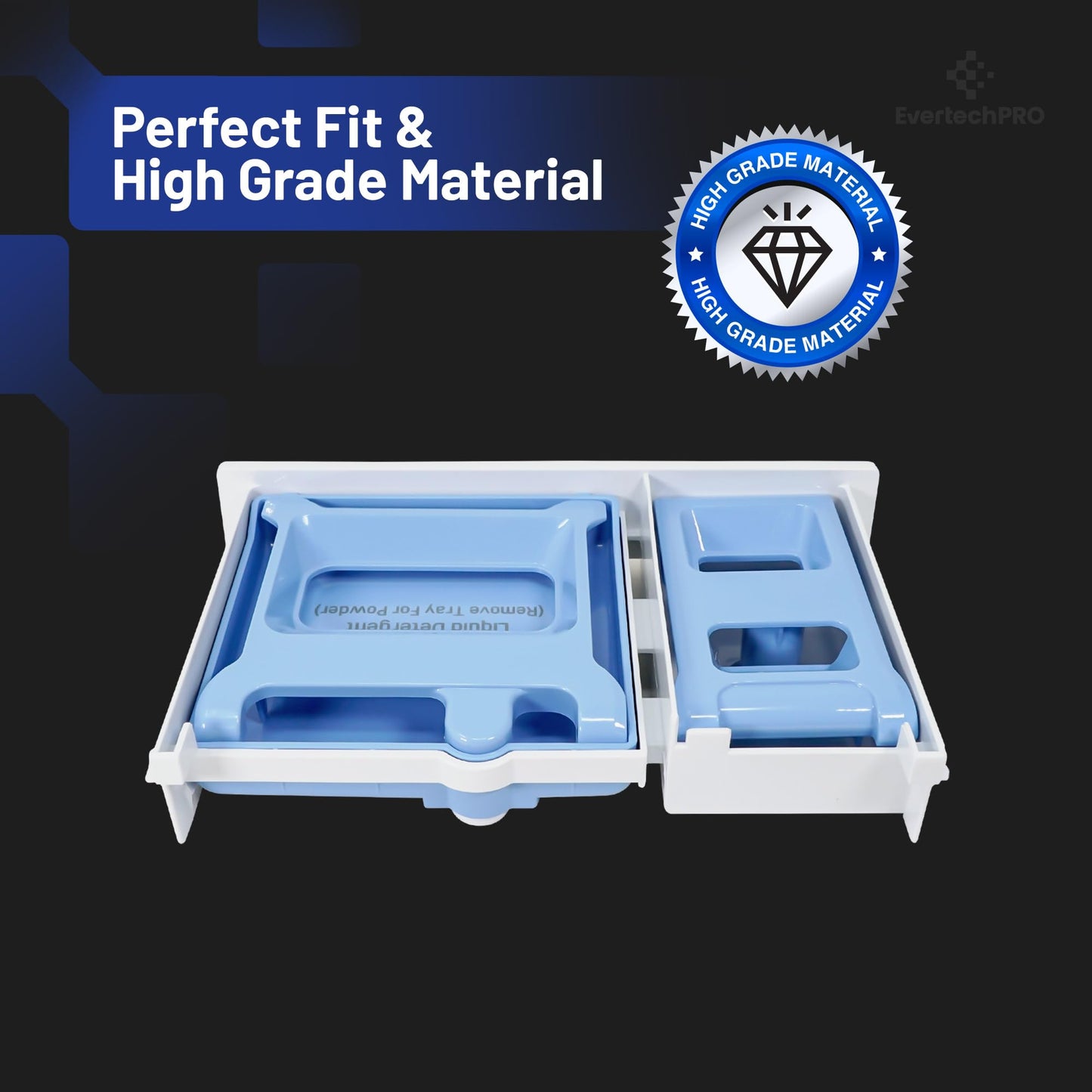 EvertechPRO AAZ72925601 Detergent Box Assembly for LG Washing Machines