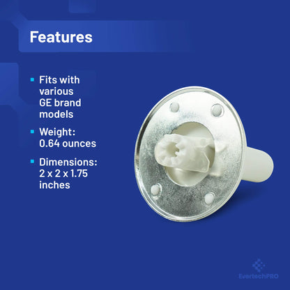 EvertechPRO WH01X10310 Control Knob Assembly Replacement for GE Washer 1264403 AH1482286 EA1482286 PS1482286