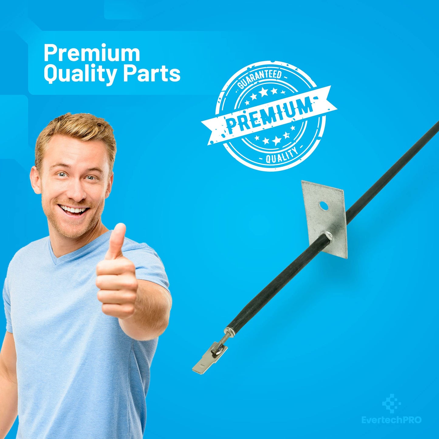 EvertechPRO WB44X232 Element Broil Replacement for GE Range 260955 AH249432 EA249432 PS249432