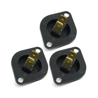 EvertechPRO DC32-00007A Thermistor Pack of 3 Replacement for Whirlpool Dryer 35001191 1185513 AH2038482 DC32-00007A