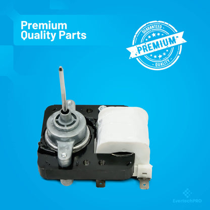 EvertechPRO Refrigerator Evaporator Fan Motor Kit Replacement for Frigidaire 5303918549 5304445861 241537301 240315802 1637660