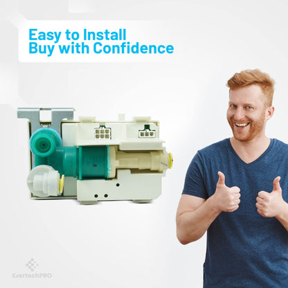 EvertechPRO W10217917 Valve Replacement for Whirlpool Ice Machine W10159841 2313741 1469050 AH2342262