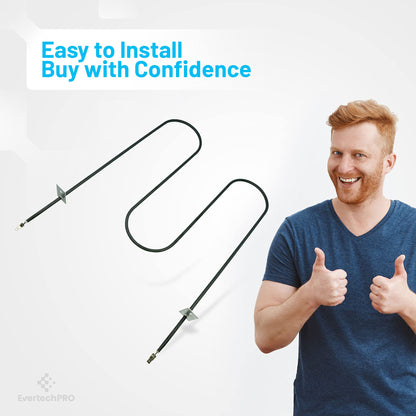 EvertechPRO WB44X232 Element Broil Replacement for GE Range 260955 AH249432 EA249432 PS249432