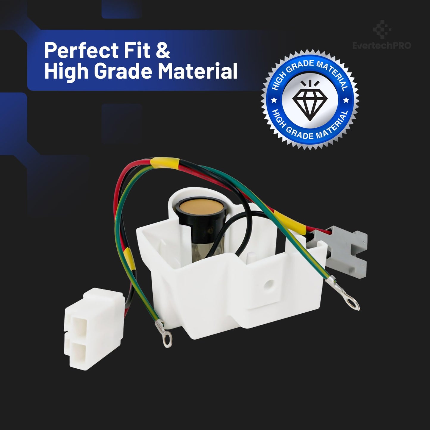 EvertechPRO EBG60663207 Thermistor Assembly Ptc Replacement for LG Refrigerator