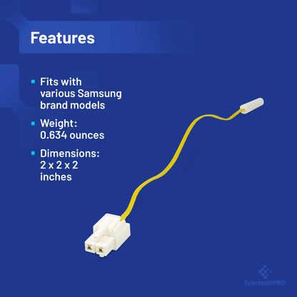 EvertechPRO DA32-00006R Sensor Temp-Pantry Replacement for Samsung Appliance 2030280