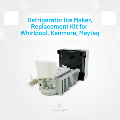 EvertechPRO W10190961 Icemaker Replacement for Whirlpool Refrigerator 2212352 W10122503 1468991 2212353