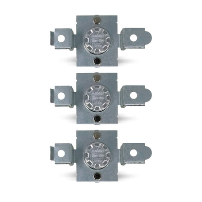 EvertechPRO 6931EL3003C Hi Limit Thermostat Pack of 3 Replacement for LG Dryer 1268365 6931EL3003G