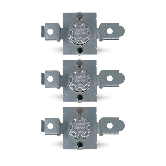 EvertechPRO 6931EL3003C Hi Limit Thermostat Pack of 3 Replacement for LG Dryer 1268365 6931EL3003G