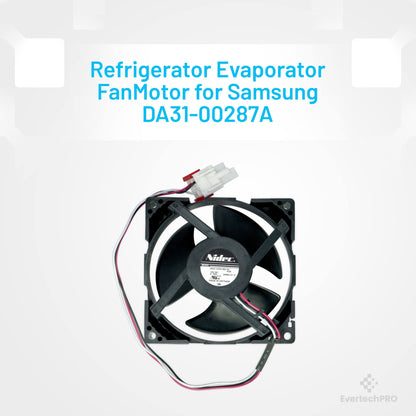 EvertechPRO DA81-06013A Ref Evap Fan Motor Replacement for Samsung Appliance PS9603956 DA31-00287A