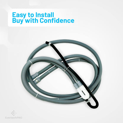 EvertechPRO AEM69493808 Drain Hose for LG Dishwasher AEM69493805