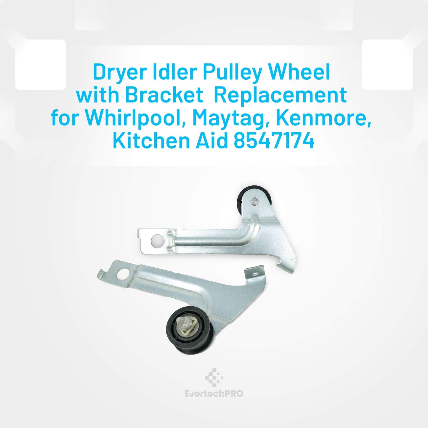 EvertechPRO 8547174 Pulley Idr Replacement for Whirlpool Dryer 1201316 AH1487714 EA1487714 PS1487714