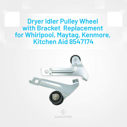 EvertechPRO 8547174 Pulley Idr Replacement for Whirlpool Dryer 1201316 AH1487714 EA1487714 PS1487714