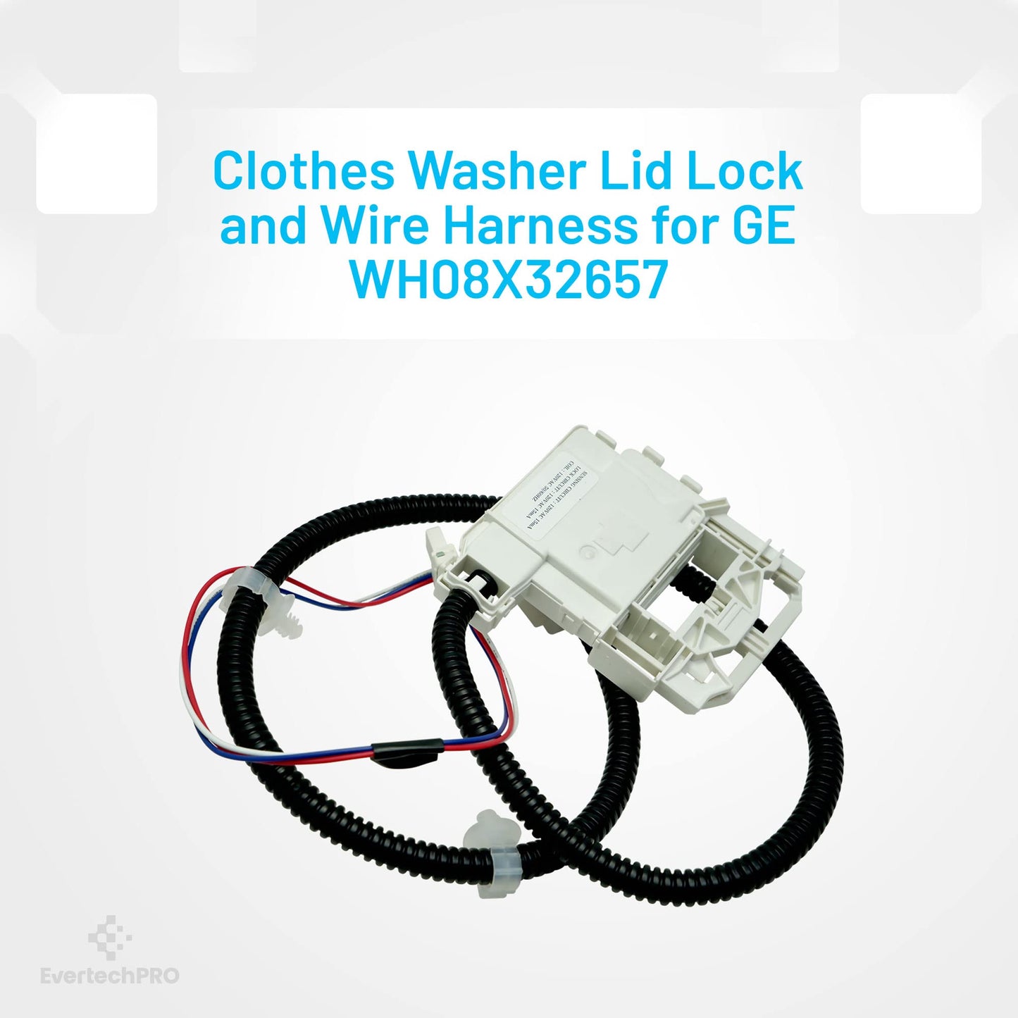 EvertechPRO WH08X32657 Lid Lock Switch for GE Washer WH08X31222