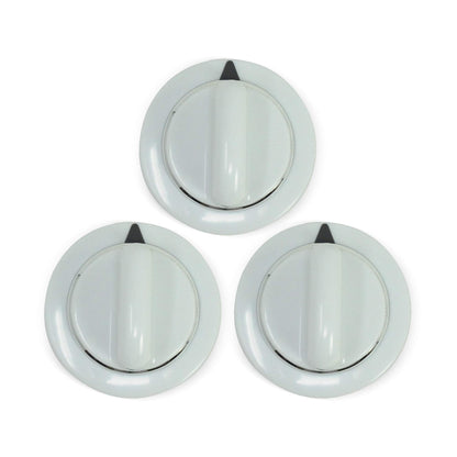 EvertechPRO WE1M654 Dryer Timer Knob Assembly Pack of 3 Replacement for GE Dryer WE1M668 WE1M443 1264290 AH1482197