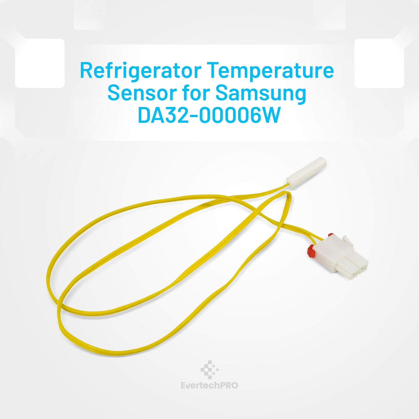 EvertechPRO DA32-00006W Defrost Temperature Sensor Replacement for Samsung Refrigerator DA32-00006W DA32-00006U DA32-00006B DA32-00006C