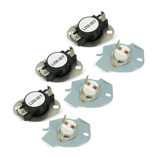 EvertechPRO 279769 Thermal Cut Off Fresh Food Kit Pack of 3 Replacement for Whirlpool Dryer 279548 2796769 279769 2821