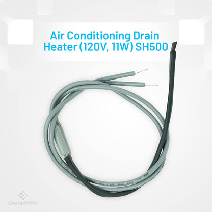 EvertechPRO SH500 Drain Heater Size 9 inch Leads 18 inch Heater tip 7/16 inch Watts 11W Volts 120V