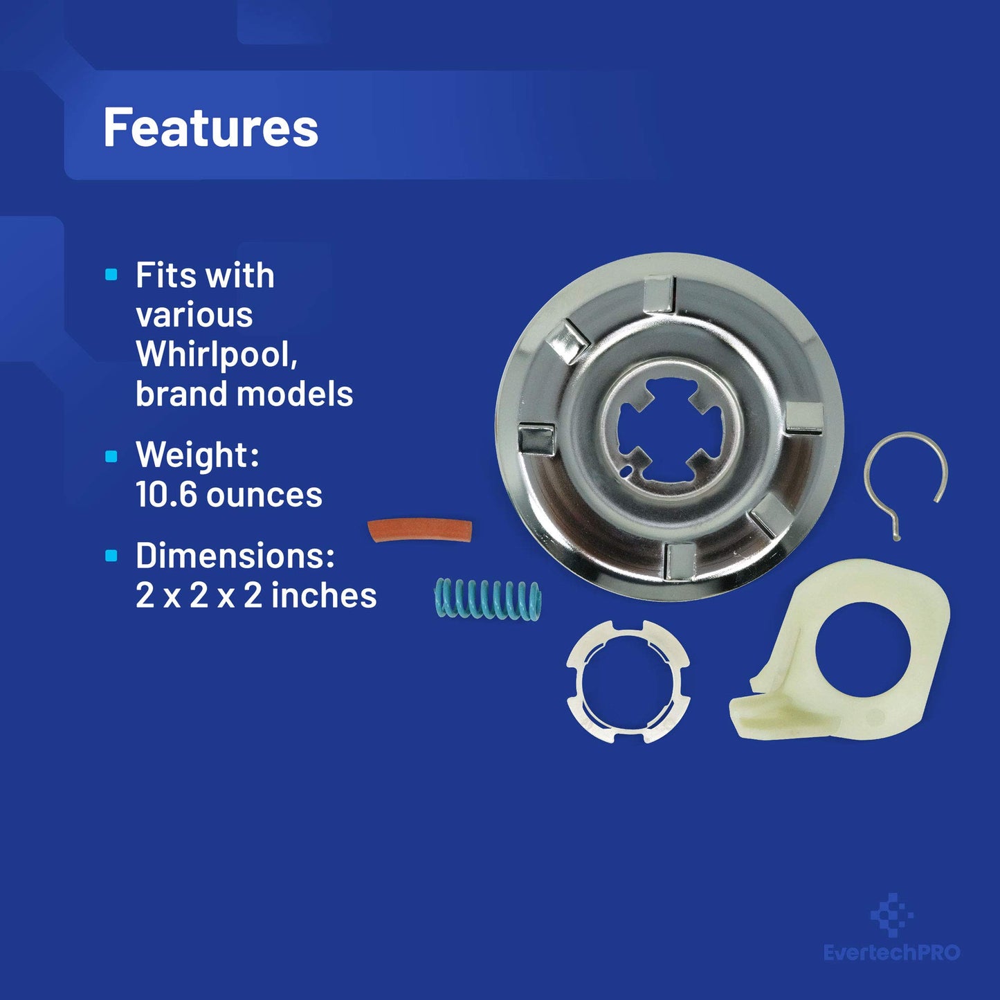 EvertechPRO 285785 Clutch Assembly Replacement for Whirlpool Washer 2670 285331 285380 285422