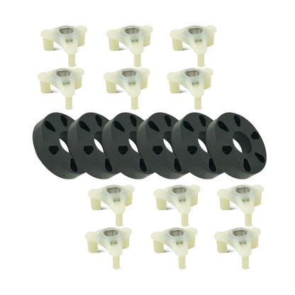 EvertechPRO 285753A Direct Drive Motor Coupling Pack of 6 Replacement for Whirlpool Washer 285753 1195967 280152 285140