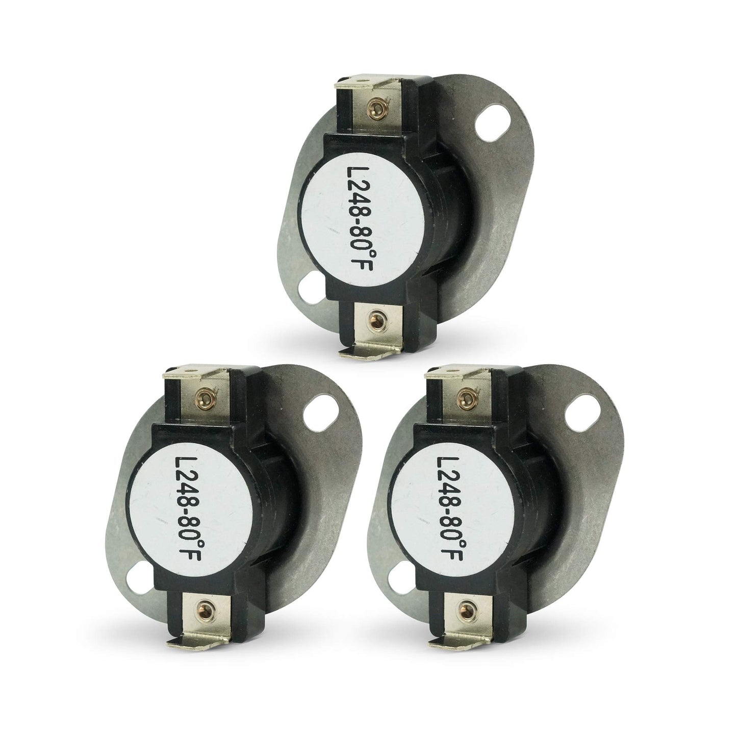 EvertechPRO 3390291 Hi Limit Thermostat Pack of 3 Replacement for Whirlpool Dryer 2924 696397 AH344915 EA344915