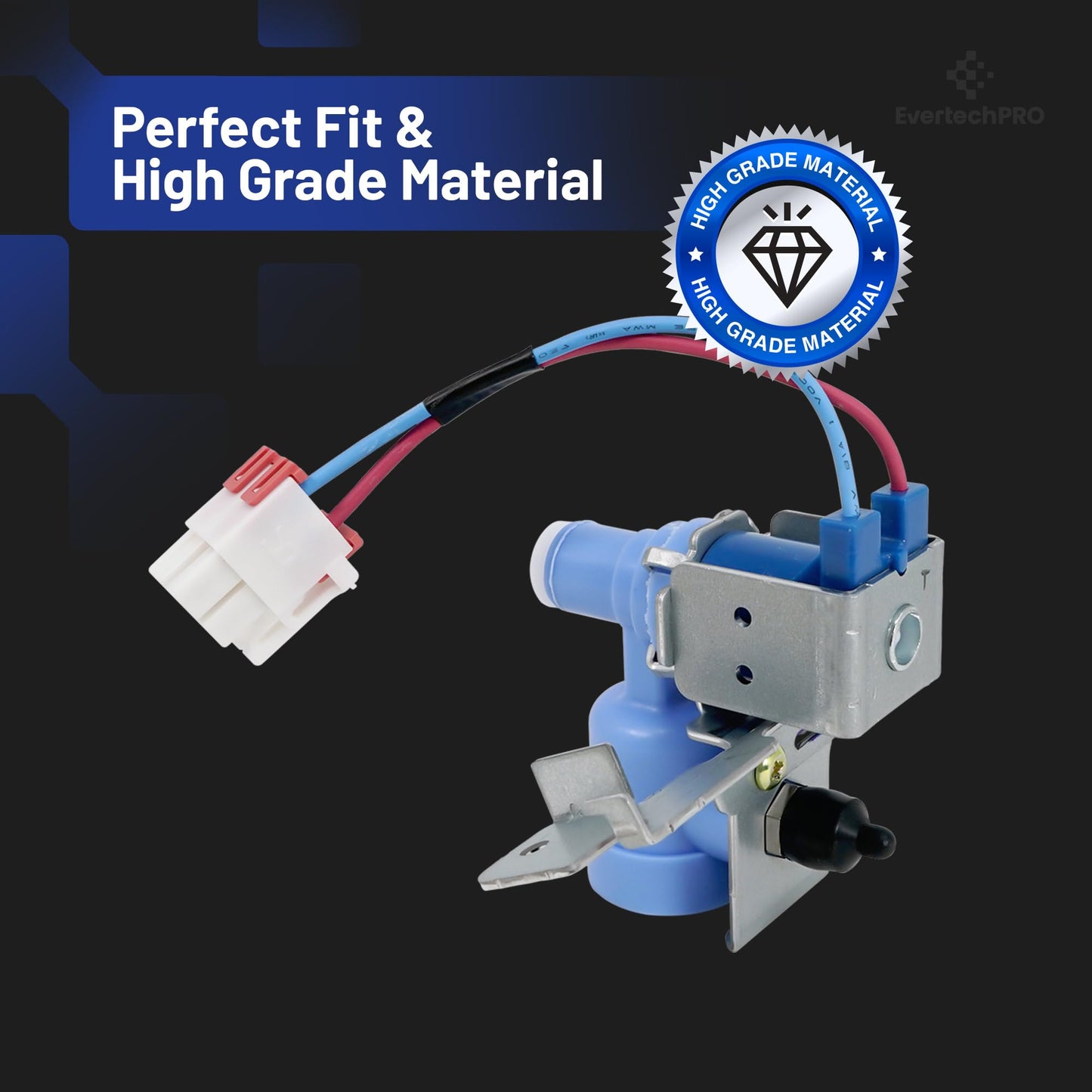 EvertechPRO 5220JB2010T Valve Water Replacement for LG Appliance AJU55759302