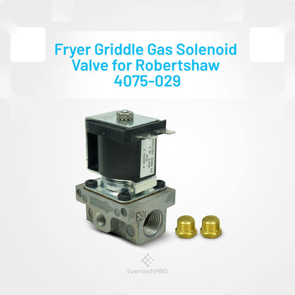 EvertechPRO PA010139 Solenoid Gas Fjt Valve Replacement for Viking Wall Oven 802089 804402 348047-1 10415