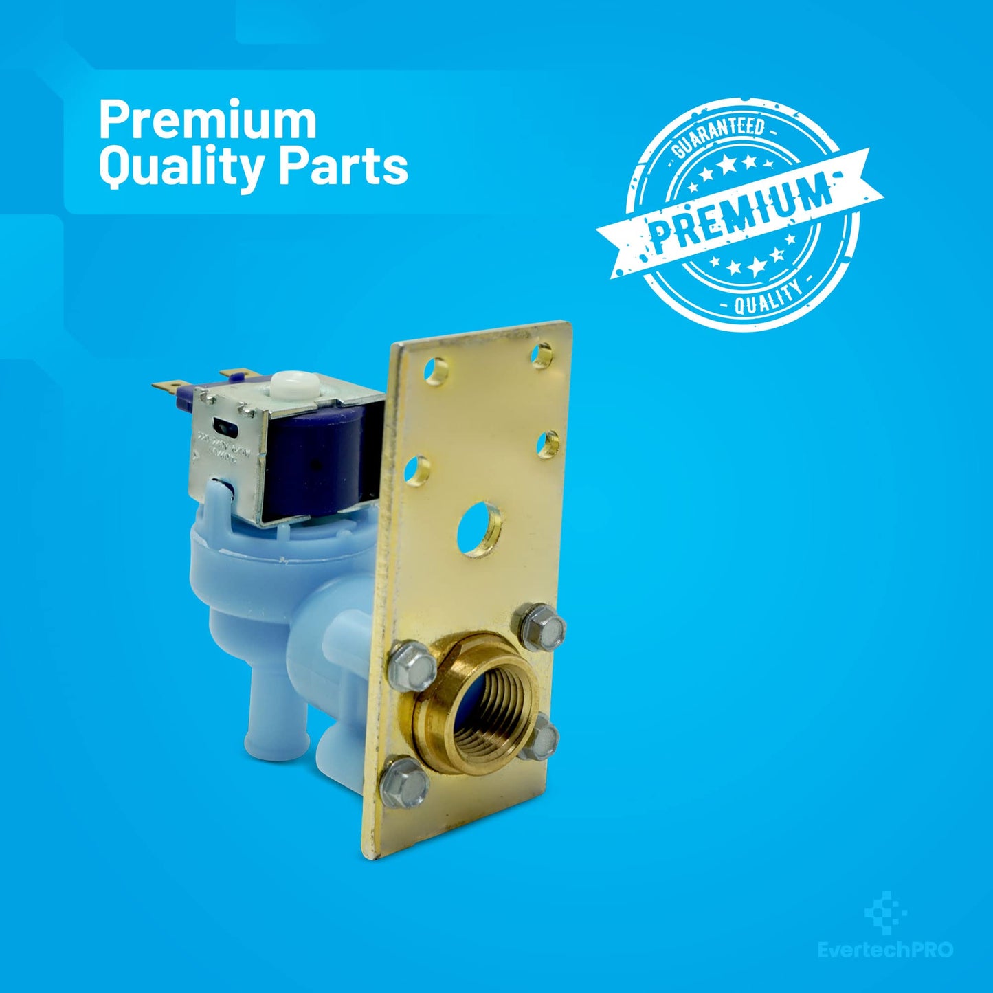 EvertechPRO 12-3124-02 Ice Maker Water Valve Replacement for Scotsman Refrigerator K-78512-2