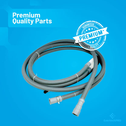 EvertechPRO AEM69493808 Drain Hose for LG Dishwasher AEM69493805