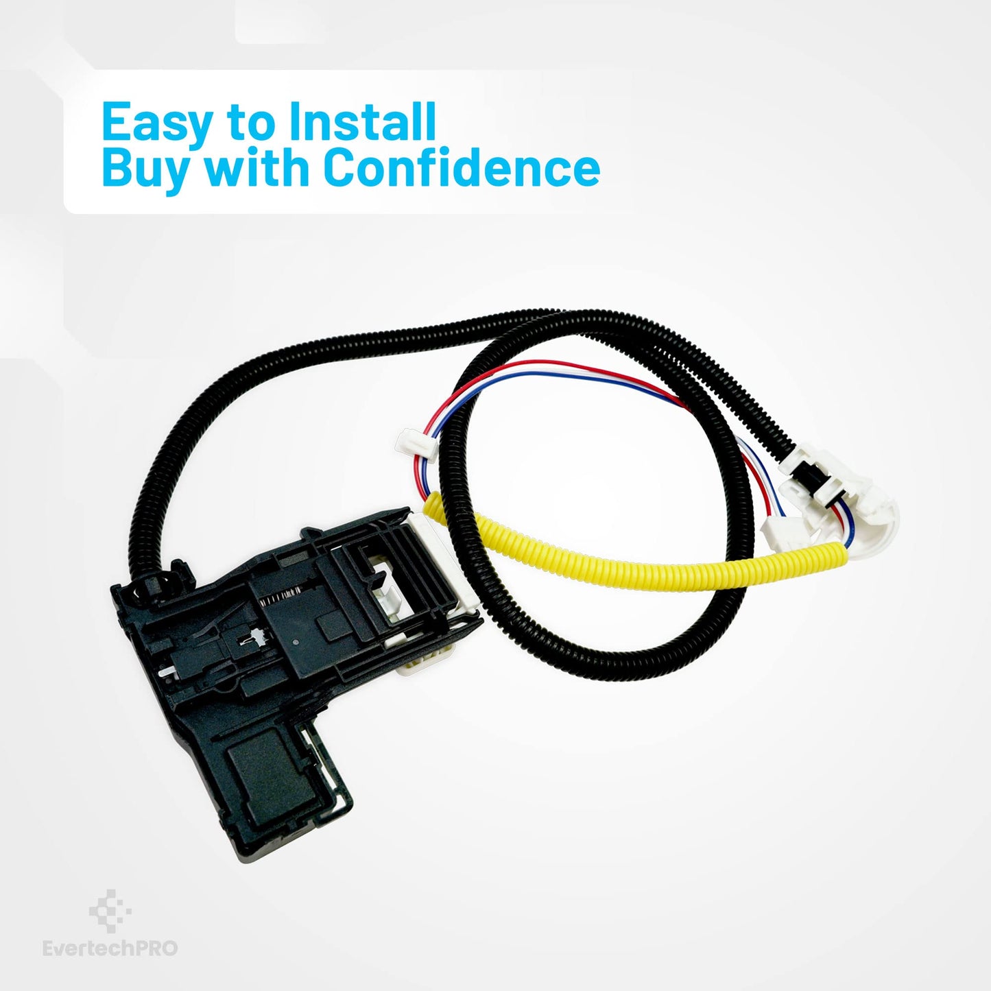 EvertechPRO W11307244 W10682535 Washer Lid Lock Switch Compatible with Whirlpool Kenmore Maytag Amana Crosley Washer Machine Replaces W10838613, W11253733