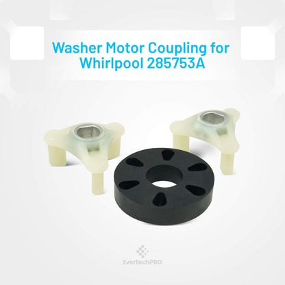 EvertechPRO 285753A Direct Drive Coupling Replacement for Whirlpool Washer 285753 1195967 280152 285140