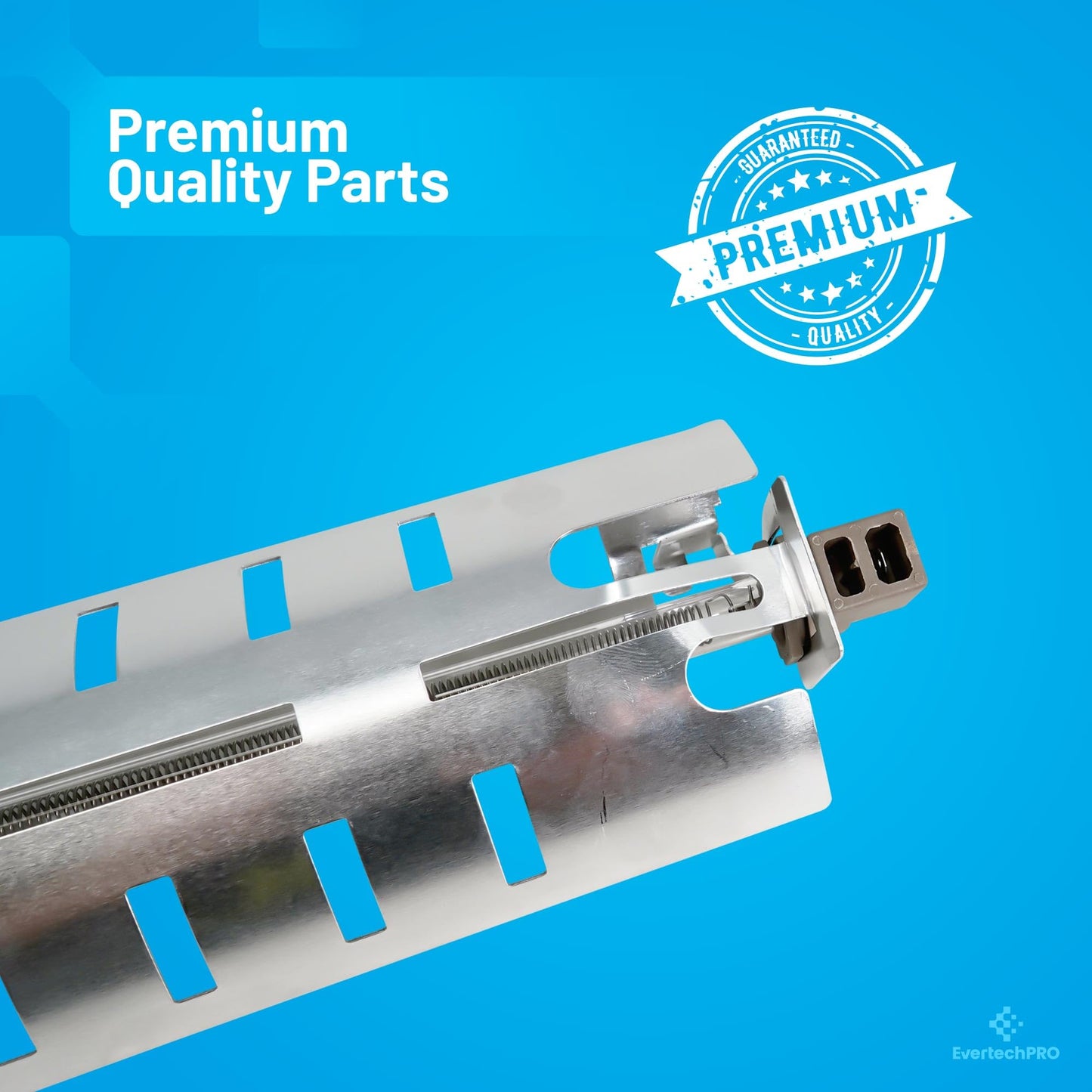 EvertechPRO All-in-one Repair Maintenance Kit Includes WR51X10055 Defrost Heater WR55X10025 Temperature Sensor WR50X10068 Defrost Thermostat 3 Pack Replacement for GE Refrigerator 914088 AH303781