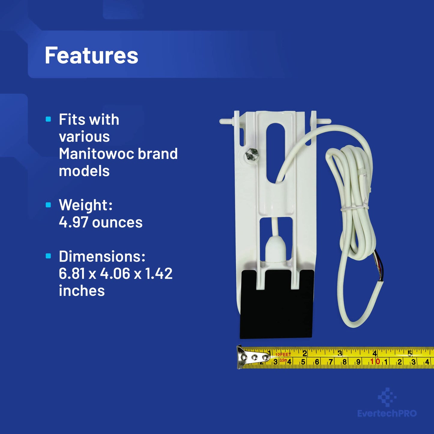 EvertechPRO 000008660 Ice Thickness Probe Controller Replacement for Manitowoc Ice Machine