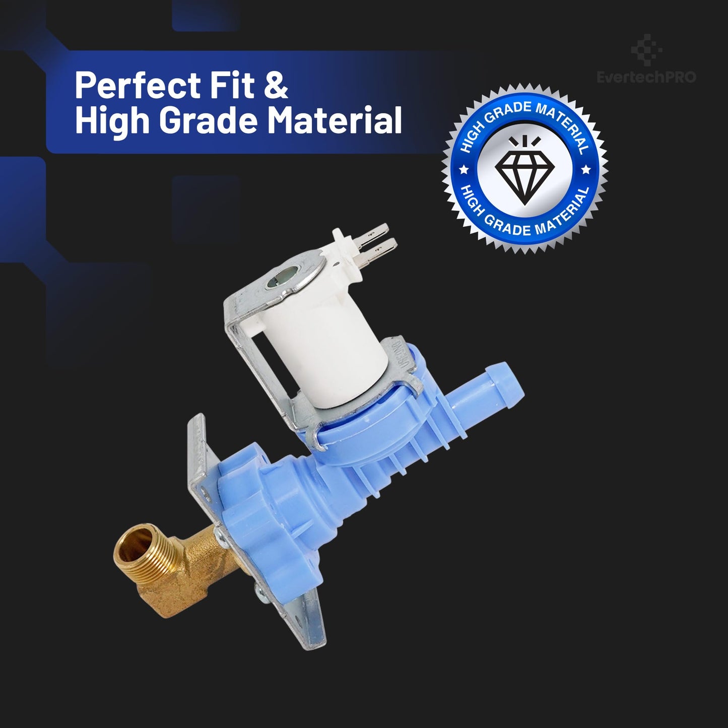 EvertechPRO 5221DD1001E Valve Assembly Inlet Replacement for LG Appliance 2977831 PS8769826 5221DD1001C